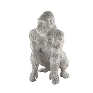 Figura Grande Gorila Plata